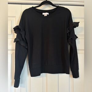 RP Rachel Parcell Ruffle Sweatshirt (Nordstrom Exclusive) Small